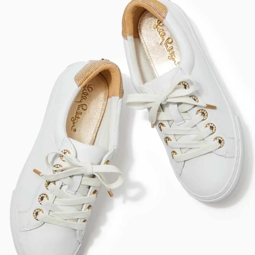 Lilly Pulitzer Lux Hallie Sneaker New in Box  Size 7M